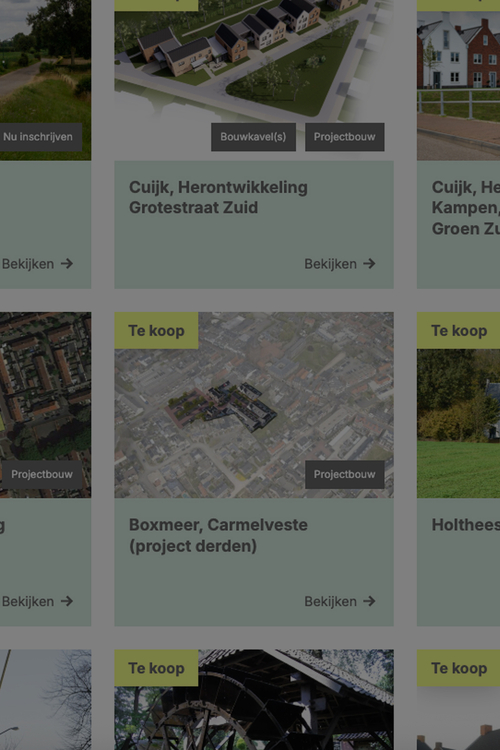 Website Land van Cuijk Woont